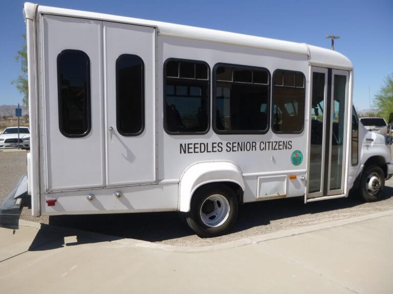 Needles senior citizens bus