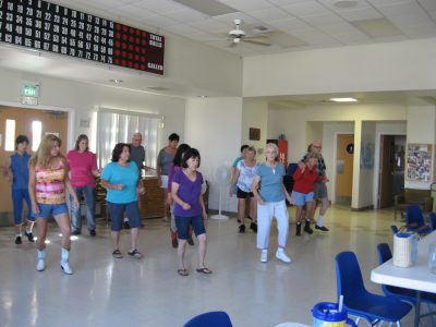 Seniors citizens dancing