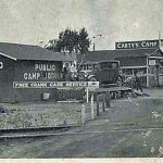 Cartys camp at track crossing