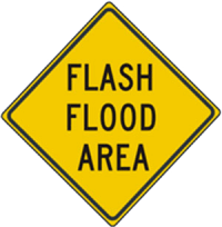 Flash flood alert