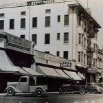 Front street showing gateway hotel