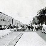 Passengers waiting in front el garces