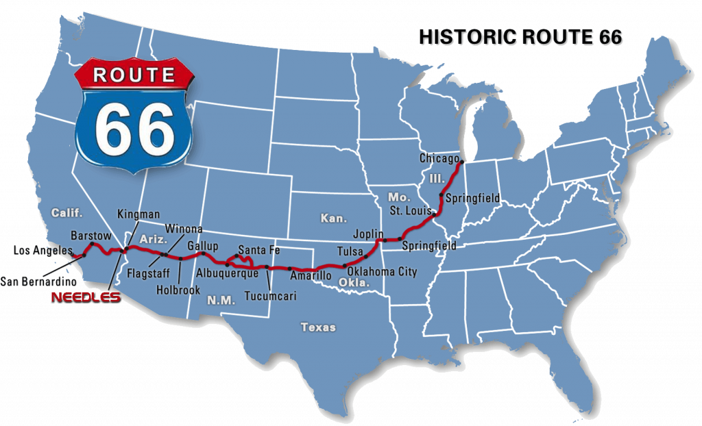 Route 66-MAP